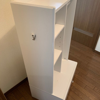 kids収納棚　ホワイト【値下げしました】の画像