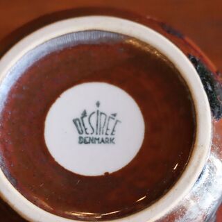 デンマークより入荷したDesiree(デシレ)社の極北の地を意味するThule(ツーレ)シリーズのカップ&ソーサーです。和食器とも相性が良い上品なで美しいデザインが魅力のビンテージのコーヒーカップ。1の画像