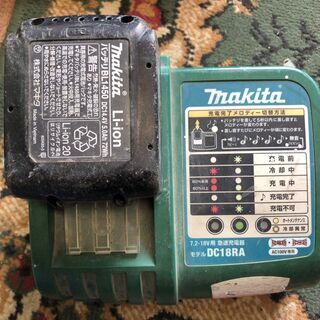 ★中古★makita マキタ 電動工具 18V 充電式レシプロソー JR184D　本体　充電器　バッテリ　現状品の画像