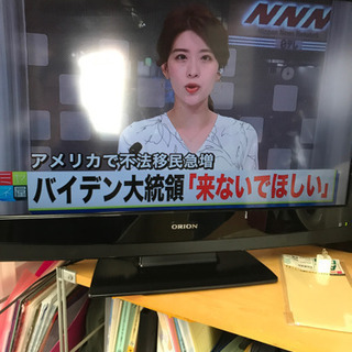【商談中】32型液晶TV ORION 2011年製　B-CASカードあり　リモコンなしの画像