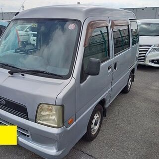 17年式スバルサンバートランスポーターオートマ　軽箱は便利です。仕事で活躍します。車両交換可の画像