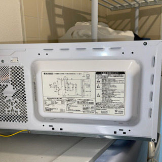 電子レンジホワイトの画像
