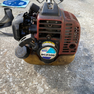 エンジン始動OK  草刈り機　ゼノア製(コマツ)　新品刃3枚付き(ゼノア純正)の画像