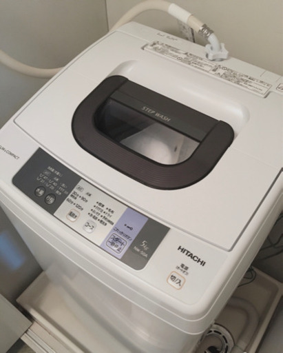 【受取先決定しました】HITACHI 洗濯機 2017年製 5kg