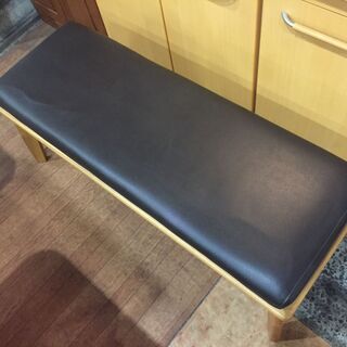 【愛品館市原店】グローリープラン貞苅椅子製作所 ベンチダイニング4点セット 【管理IDS007513-104】の画像