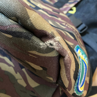 今年最後のフリマ限定価格に値下げ中🍂 ATHLETA アスレタ カモフラ リュック🎒✨ ブラジルロゴ入り／大容量タイプ 現物をぜひ当日ご確認ください！の画像