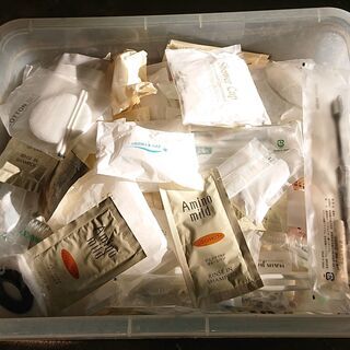 受付終了 未使用品 使い捨て歯ブラシなど大量