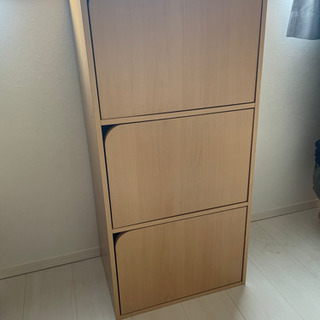 （取り引き中）扉付カラーボックスの画像