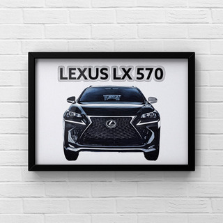 65 LEXUS LX 570 レクサスオマージュアートポスター...