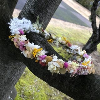 受注制作花かんむり265