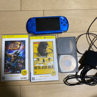 PSP3000  中古＋ソフト3本　充電器付き