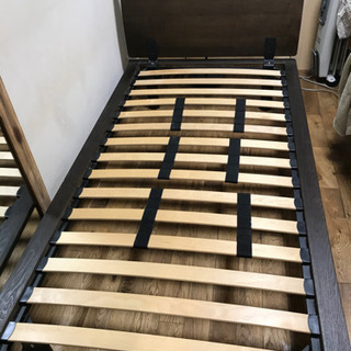 無印良品 muji シングルベッドフレーム ウォールナット 2 旧モデル