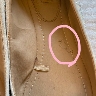 値下げ！！ZARAのキラキラ、ぺたんこ靴の画像