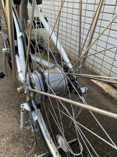 YAMAHA PAS CITYホワイト 内装8段変速　新基準　電動アシスト自転車