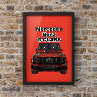 66 ベンツ　Mercedes-Benz-G-classポスター...