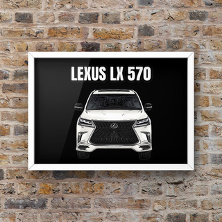 67 LEXUS LX 570 レクサスオマージュアートポスター...