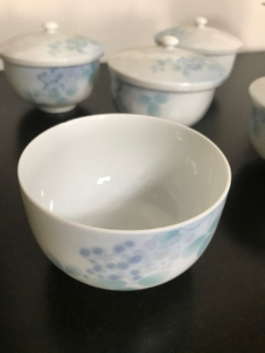 紫陽花ティーセット　茶器　急須　湯飲み