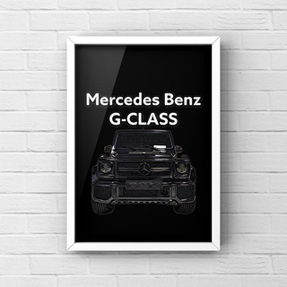 68 ベンツ　Mercedes-Benz-G-classポスター...