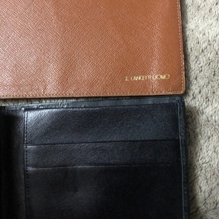 【台東区】Genuine leather本革財布2個セット✨薄型、サブ財布にもの画像