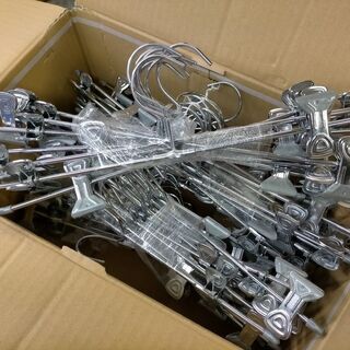ボトムハンガー ステンレス アパレル 10本1セット500円