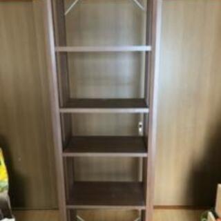木棚 ウォールナット 収納棚 シェルフ ラック 木製 棚 物置棚 タダ