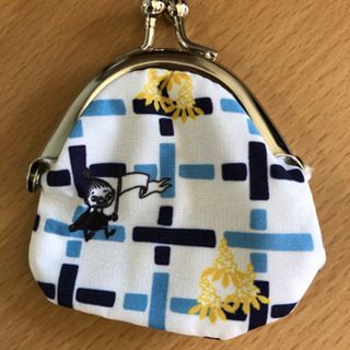 ガチャガチャで取ったムーミンのがま口の画像