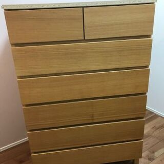 無料　本日限定！　無印商品　収納タンス6段　直接引き取りのみ