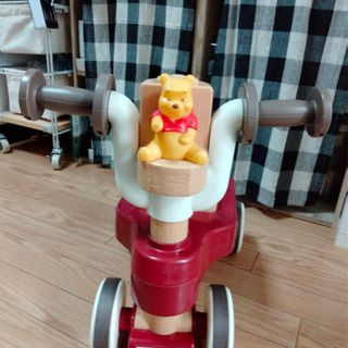 プーさんの幼児用三輪車@