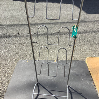 中古　スリッパラック　シルバーの画像