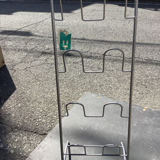 中古　スリッパラック　シルバーの画像