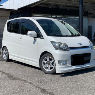 ムーヴカスタム🚘RSターボ◆ローダウン◆前後ハーフエアロ◆マフラー◆