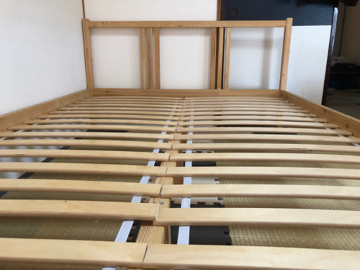 \u003c取引者決定\u003e【IKEA】ダブルベッドフレーム\u0026スノコ