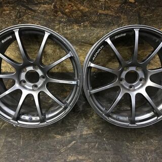 ADVAN Racing RS 社外17インチホイール 1本 7.5J +48 5H 100 アドバン プリウス ウィッシュ 86 レガシィ インプレッサ BRZ エクシーガ アドバンホイール 2本セット 17inch