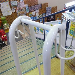 スリムラック 幅30×奥行32×高さ113cm 鉢置き 花台 シェルフ フック付き 札幌 清田区 平岡の画像