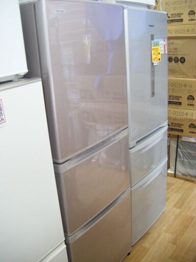 東芝　冷蔵庫　GR-H348(NP)　2016年式　中古品