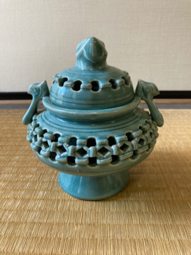 青磁 香炉