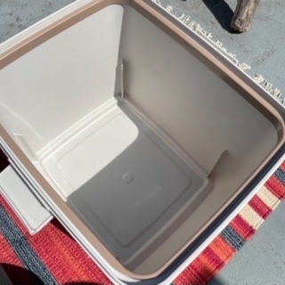 2段ダストボックス　ゴミ箱　小さめ　スタイリッシュの画像