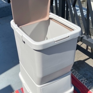 2段ダストボックス　ゴミ箱　小さめ　スタイリッシュの画像