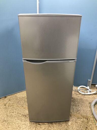 SHARP シャープ 冷蔵庫 118L 2019年製 SJ-H12D-S シルバー 耐熱トップテーブル