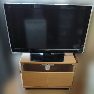 家具8点セット (32インチテレビ、テレビ代、衣装棚、机、脚立、...