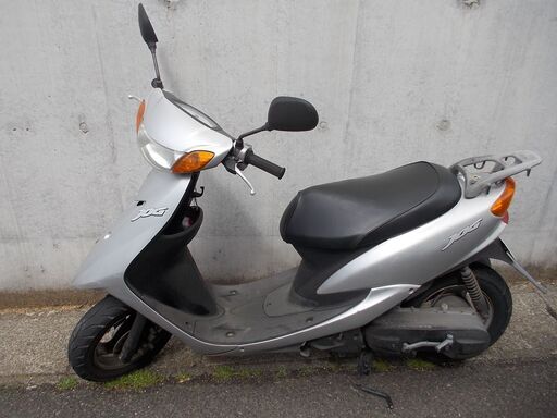 ２スト原付バイク●スクーター　リモコンジョグ●ＪＯＧ シルバー　中古　快調♪ 普通に走ります!