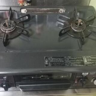 ガスコンロ　ガステーブル　２口　都市ガス