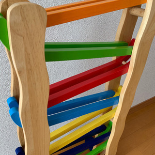 木製おもちゃ　コースターの画像