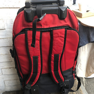 値下げ中！キャリア付きバックパック　レコードバッグにもぴったり^_^の画像