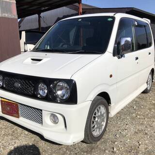 ★ムーブ カスタム 希少 ターボ 4WD 5速MT 車検令和4年...