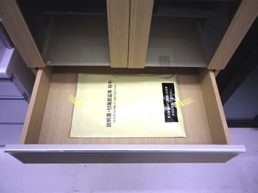 ニトリ キャビネット 幅59.8×奥行39.5×高さ178cm フォルム 食器棚 SK1860 キッチン 収納 家具 茶系 ライトブラウン キャメル 札幌 厚別店