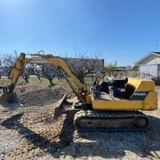 コマツ　ユンボ　PC20-6　油圧　ショベル　KOMATSU