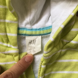 50cmベビーパーカーH&Mの画像