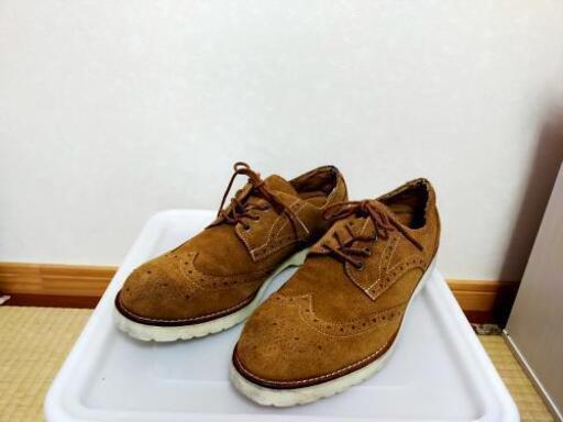 メンズ　カジュアル　シューズ　本革