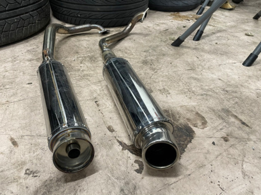 V125 マフラー　O2センサー穴有　2本セット
